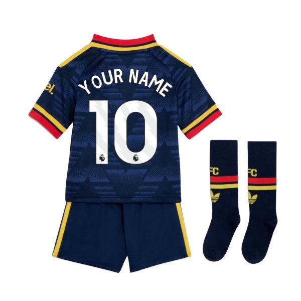 2026/27 Arsenal Mini Kit Name) Away Uniform (Your